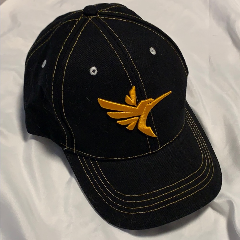 Black Hummingbird brand ball cap